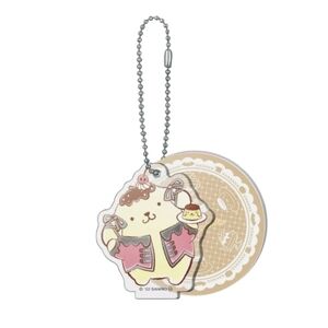 Sanrio Pompompurin Halloween Sweets Acrylic Keychain with Stand